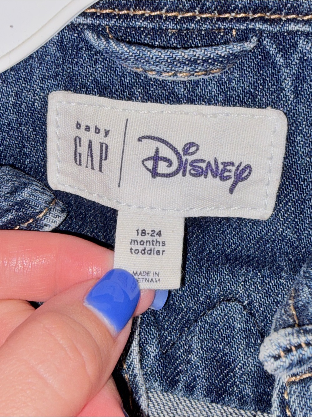 Baby Gap Disney Minnie Mouse Denim Jacket 18-24M NWT - Picture 3 of 5